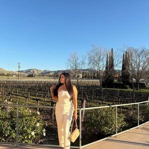 Elegant Cream Jumpsuit